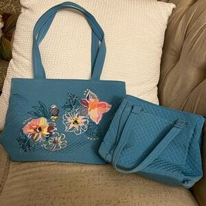 Vera Bradley tote and small purse